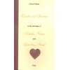 Brown and Cream Heart Wedding Order of Service